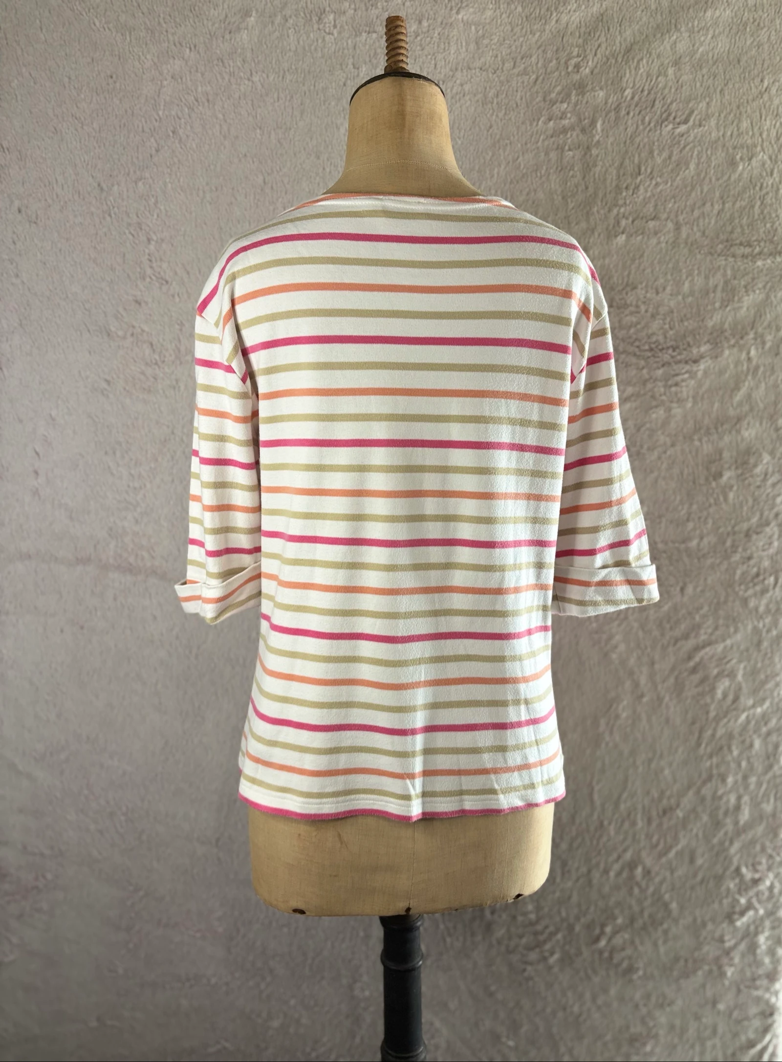Camiseta a rayas Armor-Lux rosa T.L – photo 5